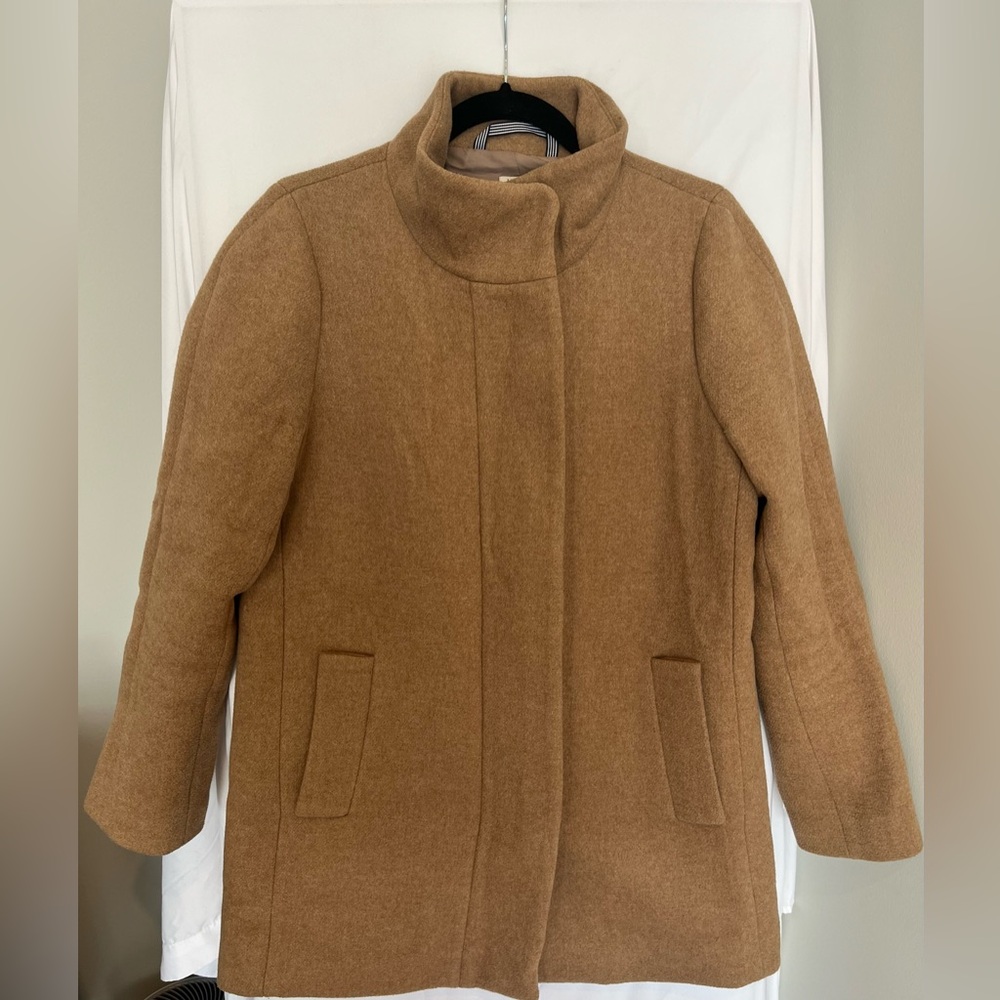 J. Crew Camel Peacoat